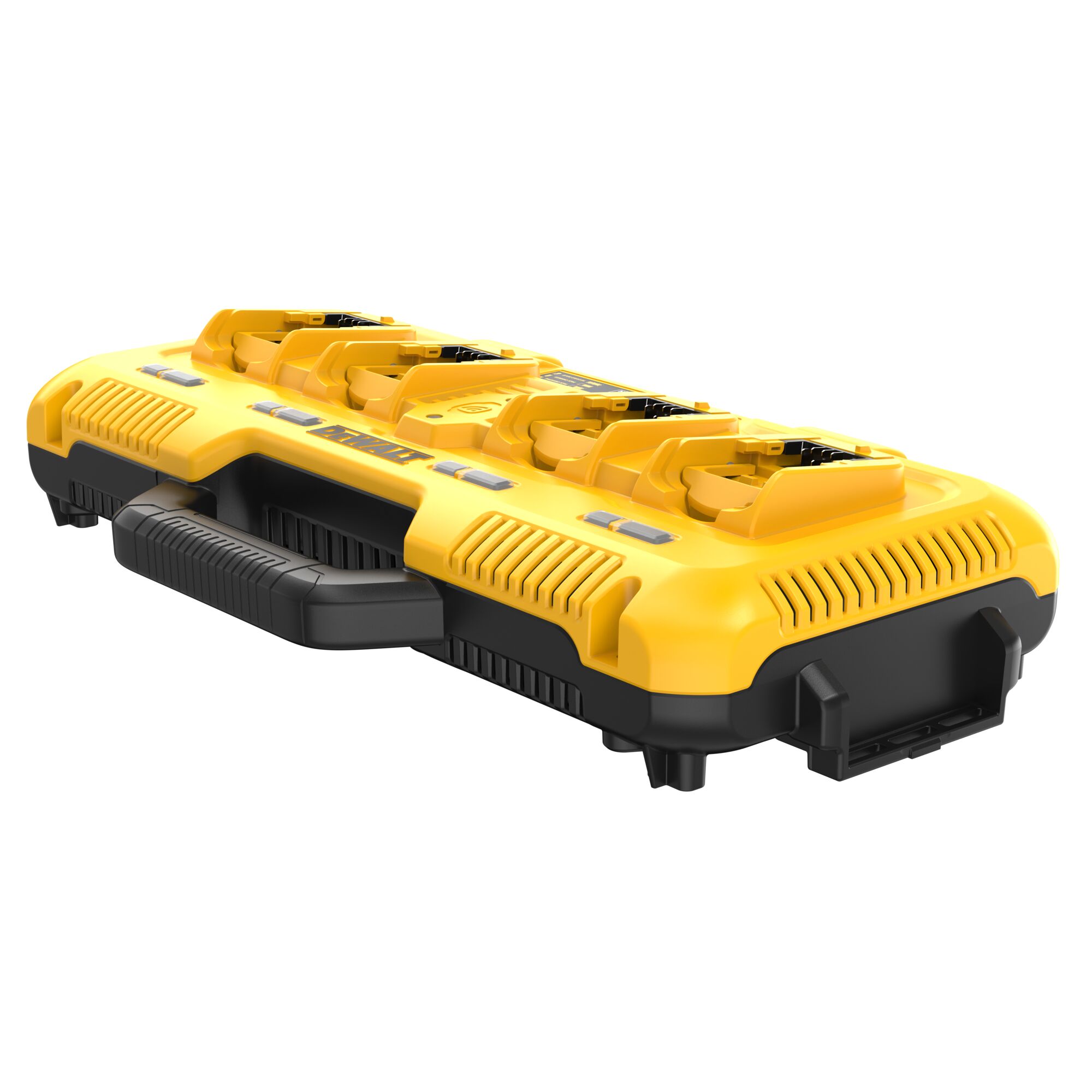 DEWALT 20V MAX* Multi Port Fast Charger front angled view 