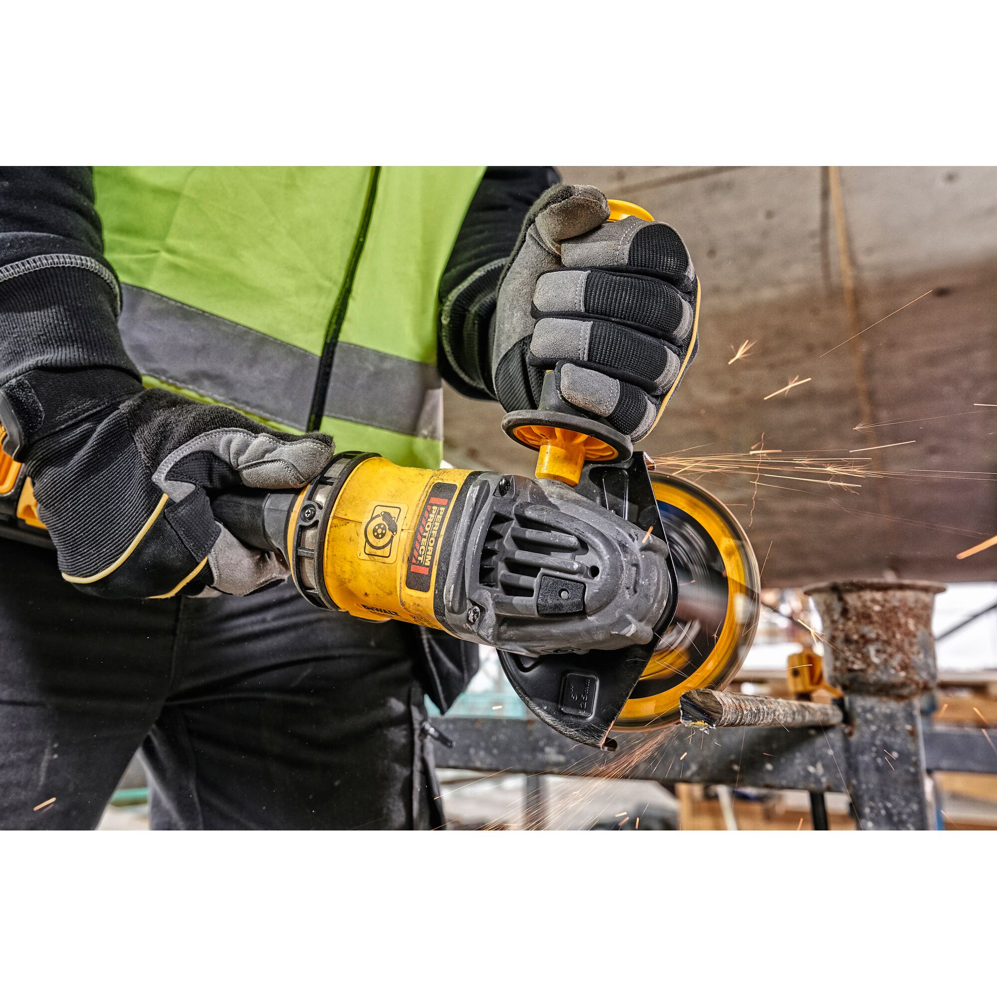 Máy mài góc 5 inch 60V MAX FLEXVOLT có công tắc kích hoạt (Thân máy)