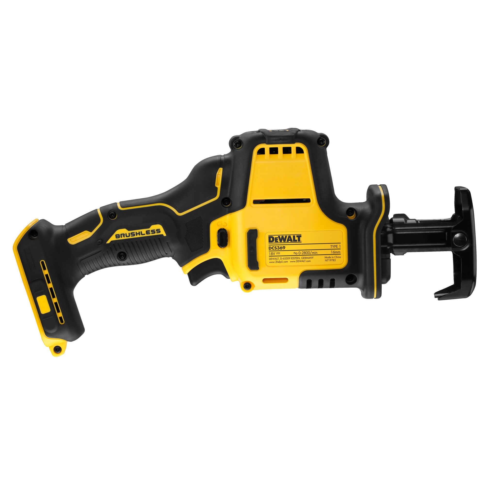 Máy cưa kiếm dùng pin không chổi than 20V MAX (thân máy)