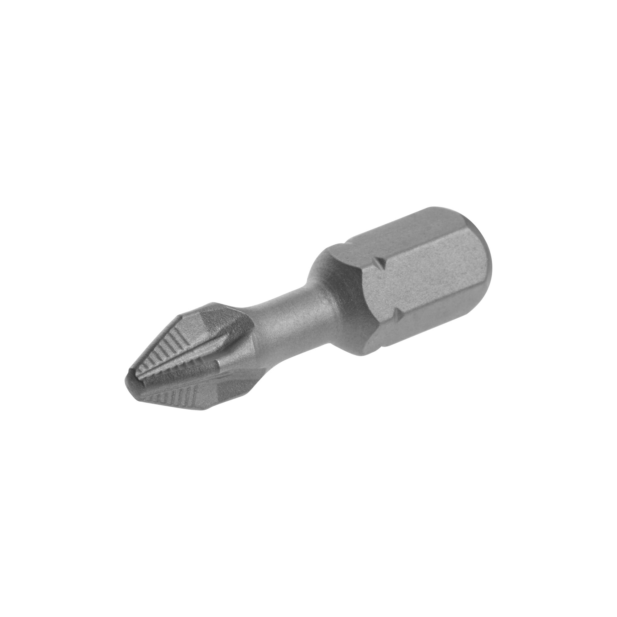 A single DEWALT Phillips screwdriver bit with a hex shank, photographed against a white background.