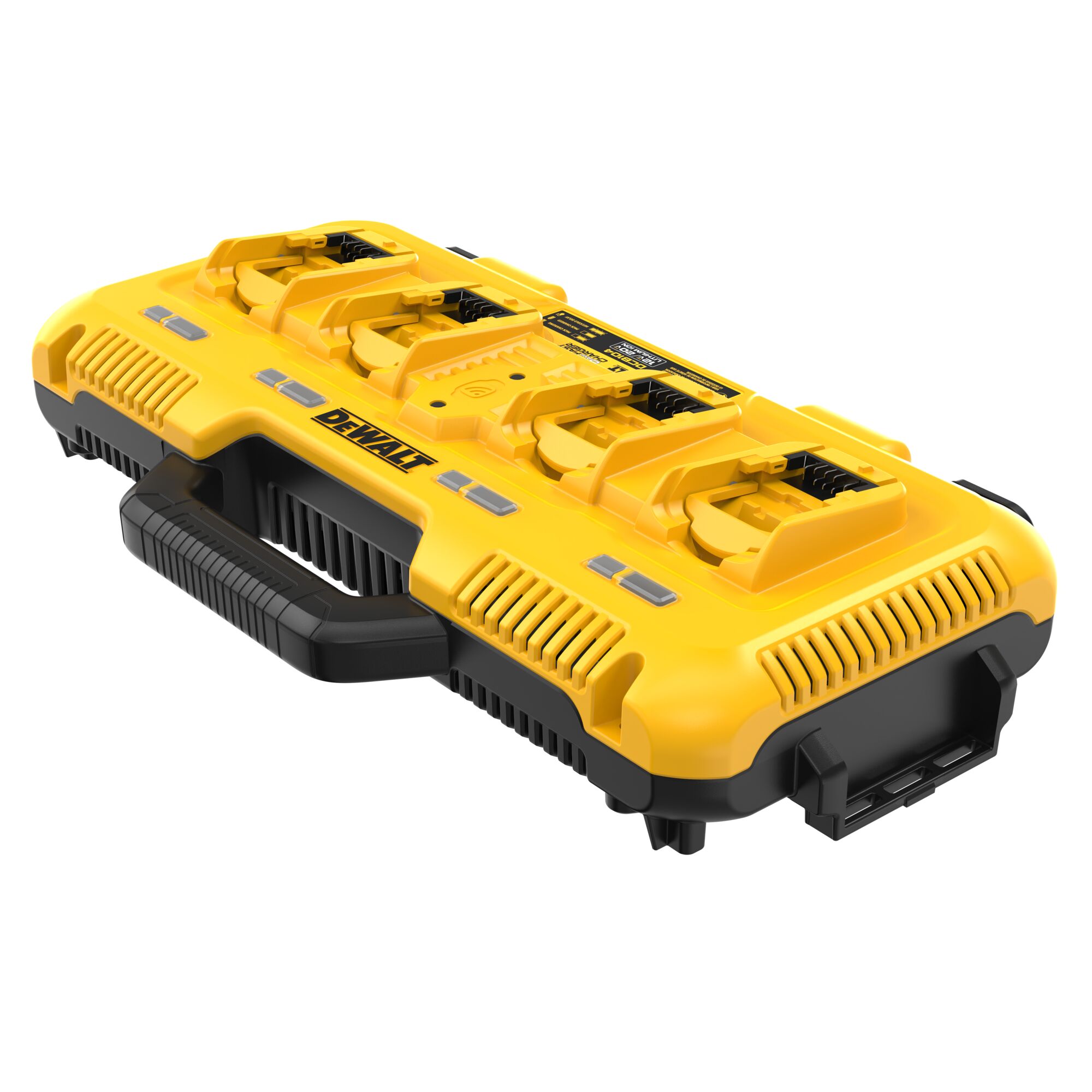 DEWALT 20V MAX* Multi Port Fast Charger front top view 