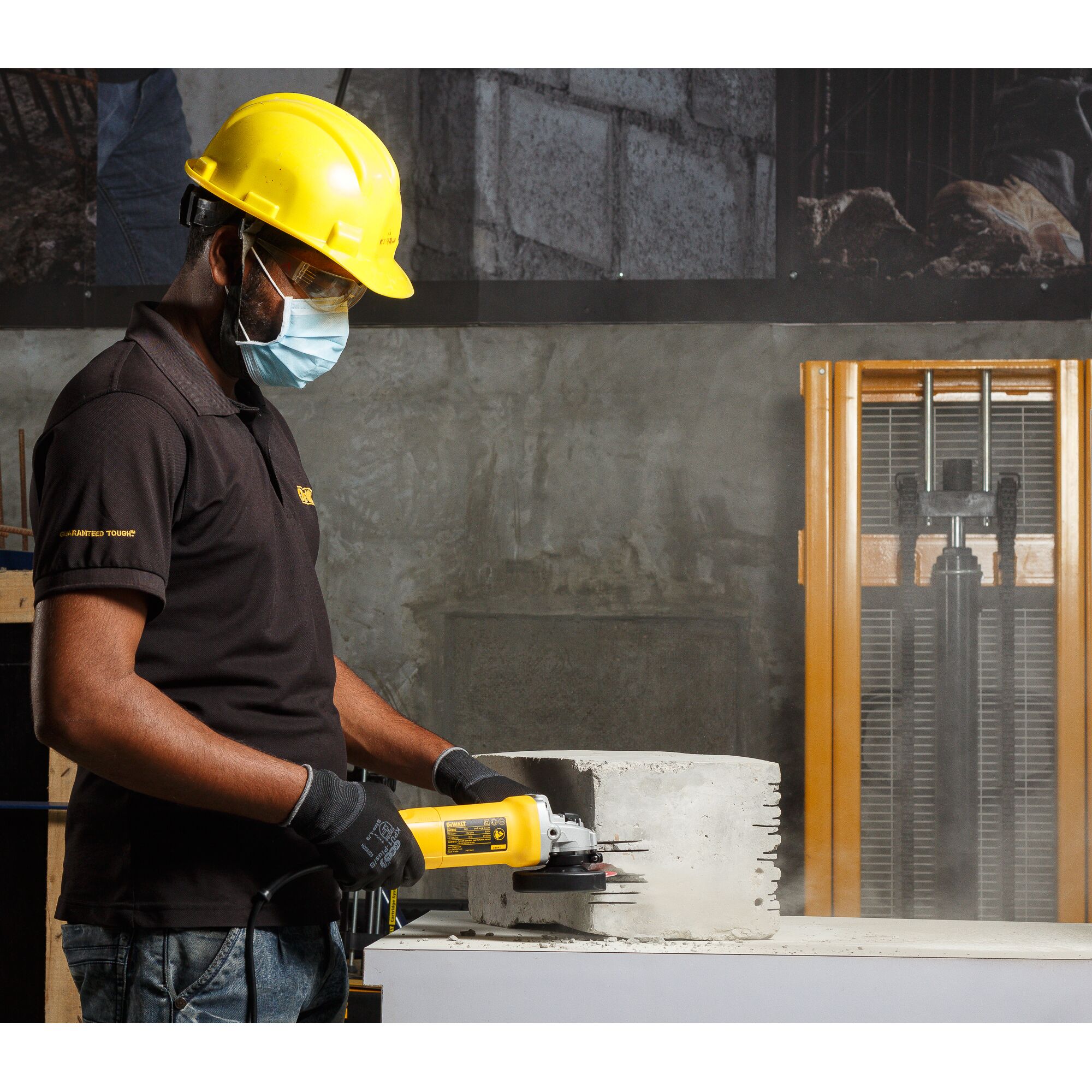 Máy mài góc nhỏ  100mm 850W có công tắc trượt